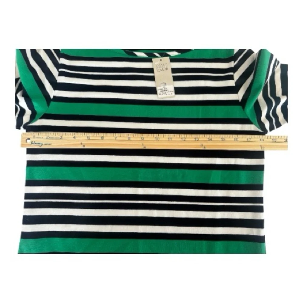 NWT‎ Meadows & Byrne Striped Boatneck Jersey Dress